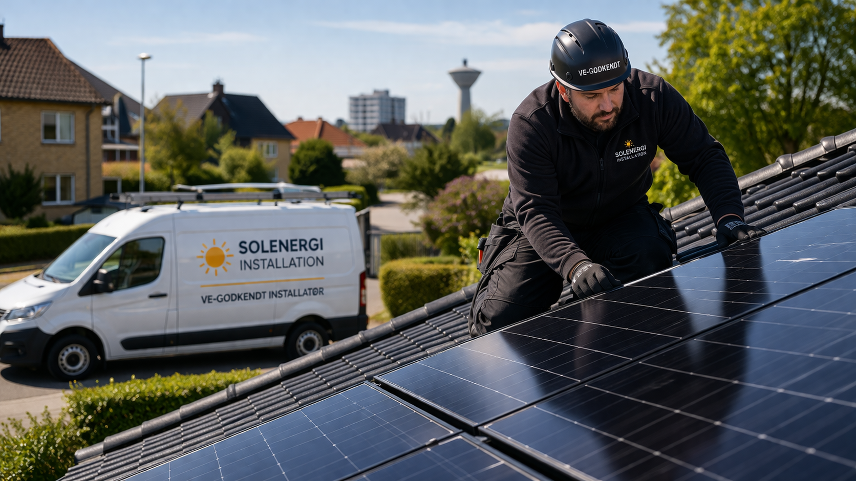 Solceller montering pris tilbud