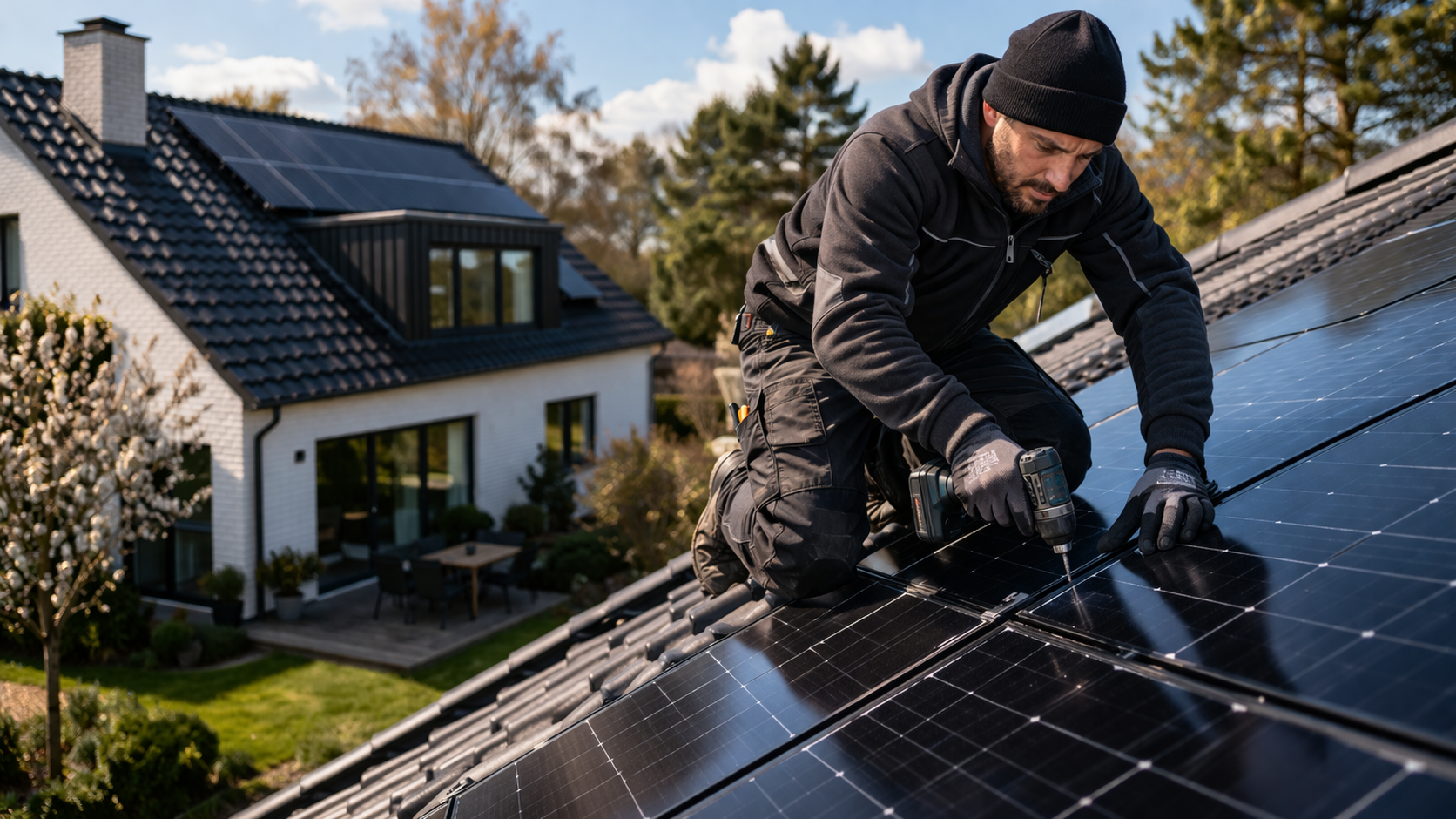 Solceller montering pris tilbud