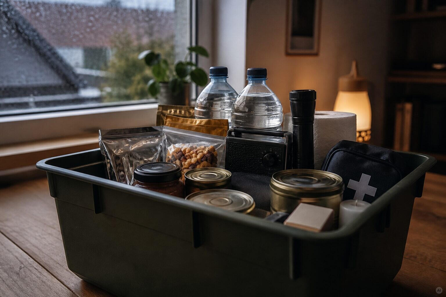 Beredskabskasse til stormsaesonen Det skal den indeholde ai featured Overlev.dk