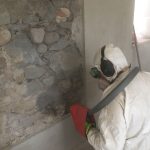 Aero pulitura di parete di appartamento con pietra a vista 02