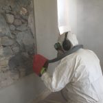Aero pulitura di parete di appartamento con pietra a vista 03