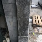 Aero pulitura di soglio e colonnine in pietra lavica 04