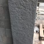Aero pulitura di soglio e colonnine in pietra lavica 09