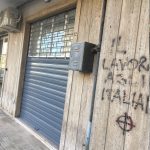 Rimozione Graffiti su travertino 03
