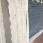 Rimozione Graffiti su travertino 06