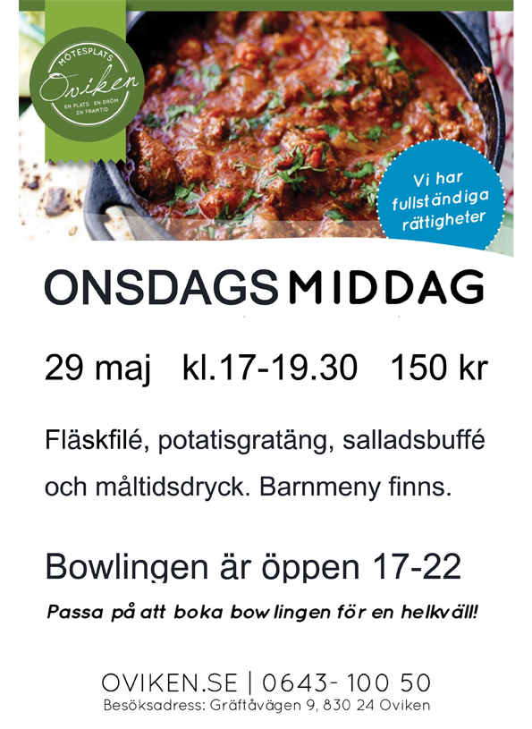 Middag och bowling