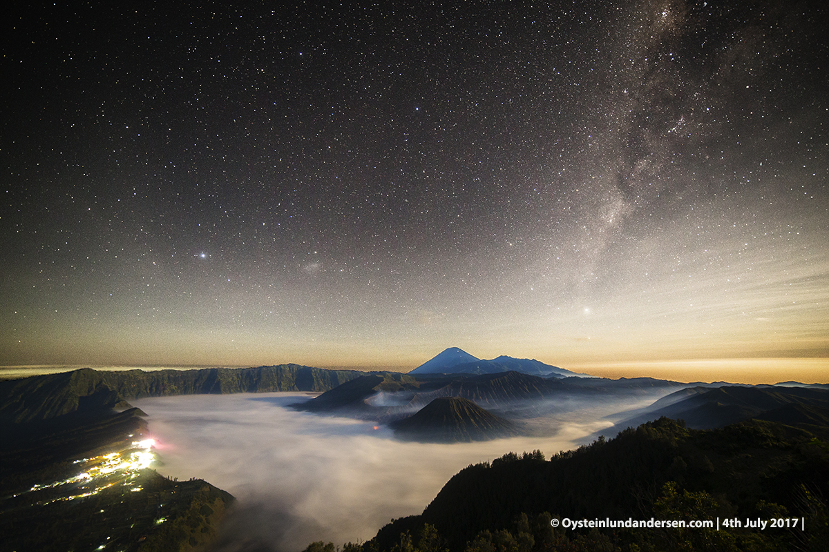 Bromo volcano milkyway bimasakit galactic center july 2017 tengger Indonesia Samyang