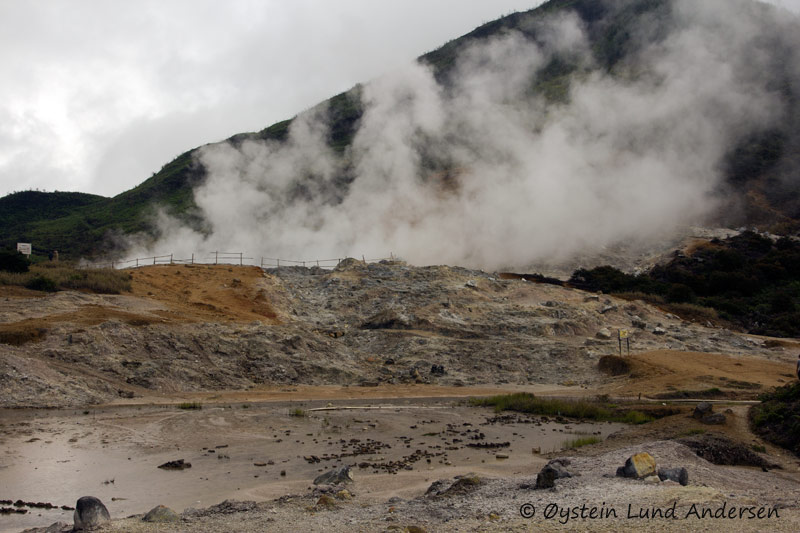 Sikidang Crater Dieng Indonesia