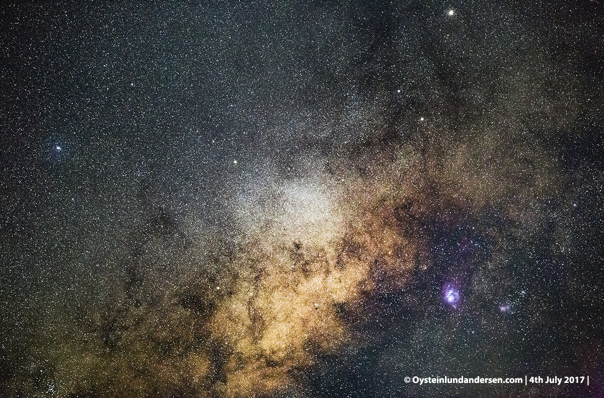 Lagoon nebula Messier 8 M8 tengger caldera bromo indonesia 2017