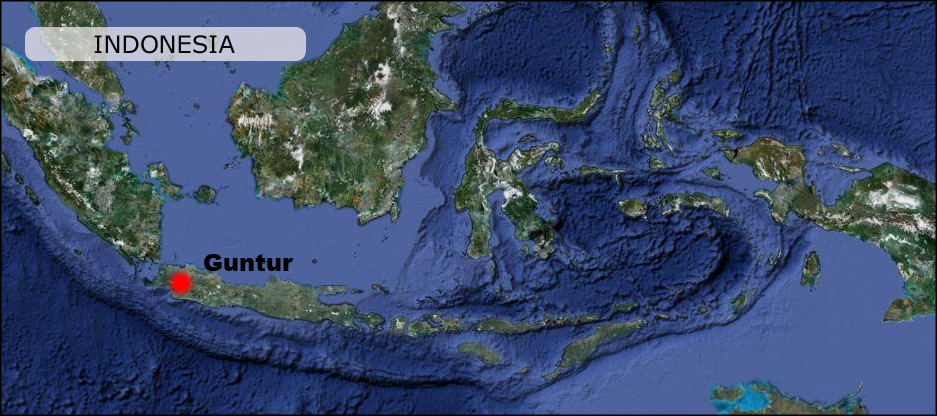 Guntur-volcano-Indonesia-Map