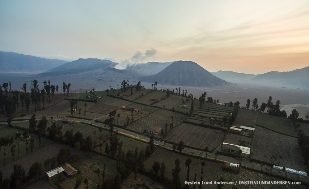 Bromo Aerial October 2015 Indonesia Volcano Volcanoes Java