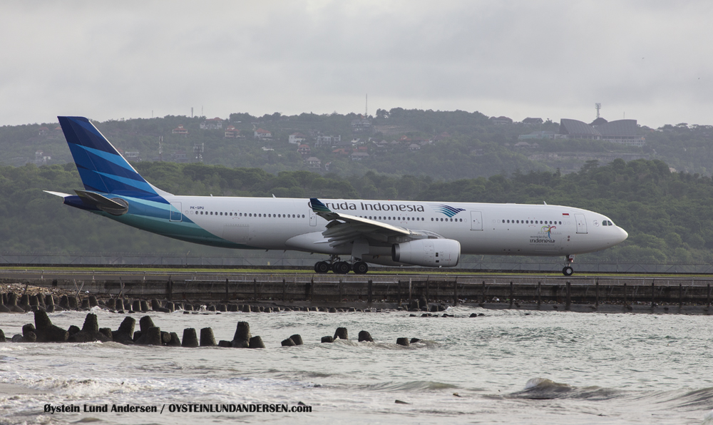 Airbus 330-300 taxing to departure. (29 December 2014)