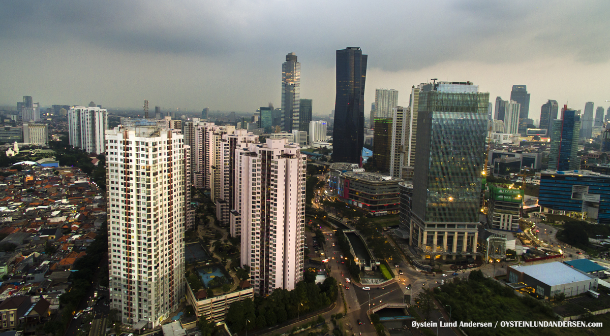 Aerial Rasuna Said jakarta 2016 Indonesia Central-Jakarta Bakrie