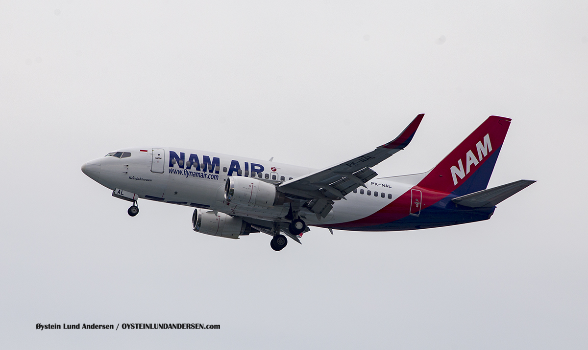 NAM Air (PK-NAL) Boeing 737-500 Jakarta Airport Sukarno Hatta 