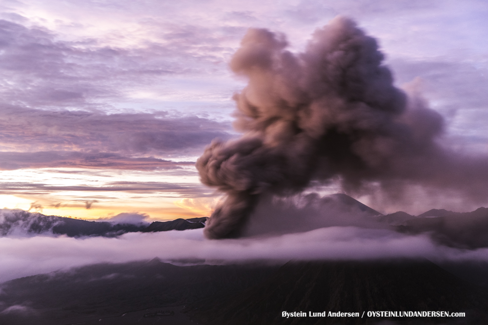 Bromo Eruption February 2016 volcano Indonesia