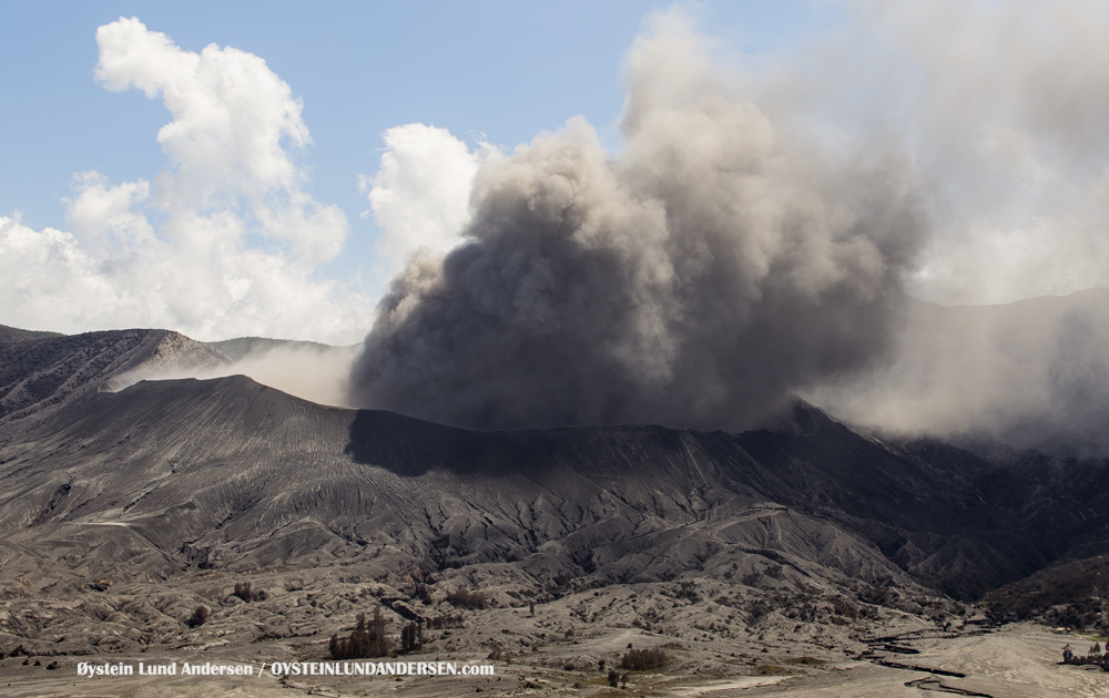 Bromo Volcano Eruption 2016 February 2016 Indonesia 