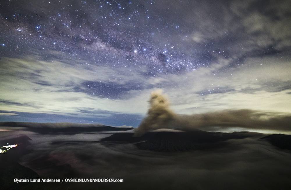 Bromo Eruption February 2016 volcano Indonesia