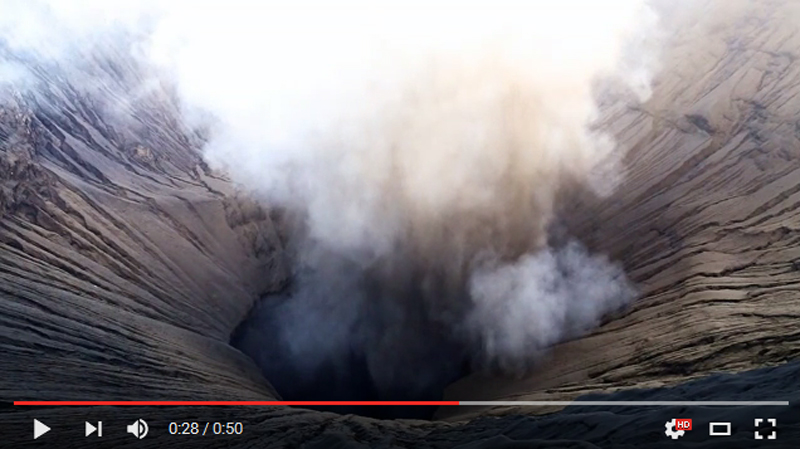 Bromo-eruption-june-2016-video