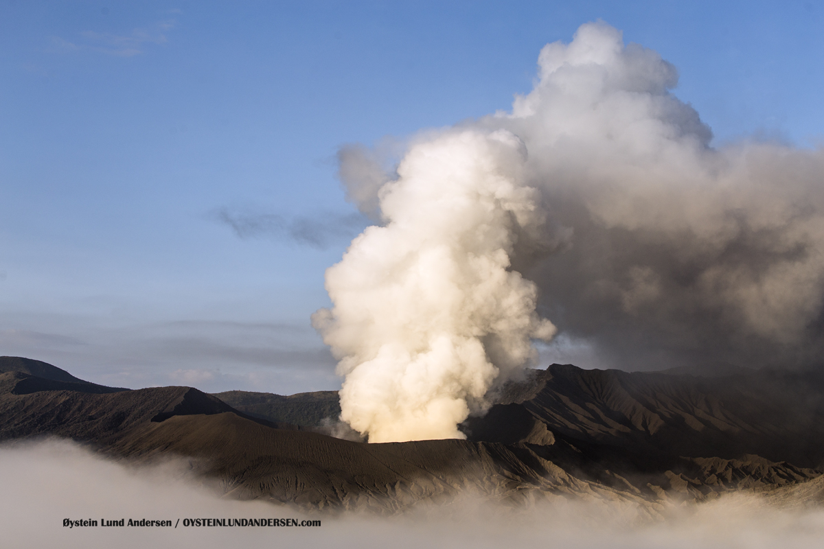 Bromo Tengger Java Indonesia august 2016 Volcano Geology Oystein Andersen