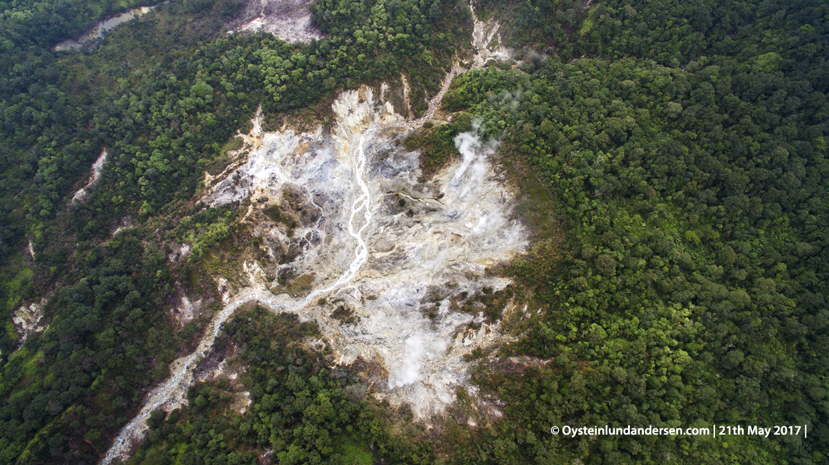 Salak volcano Indonesia Java Dji Phantom aerial gunung-salak 2017