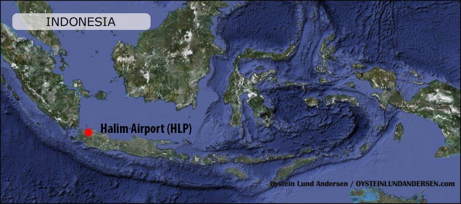Halim Jakarta Airport Peta Map Indonesia