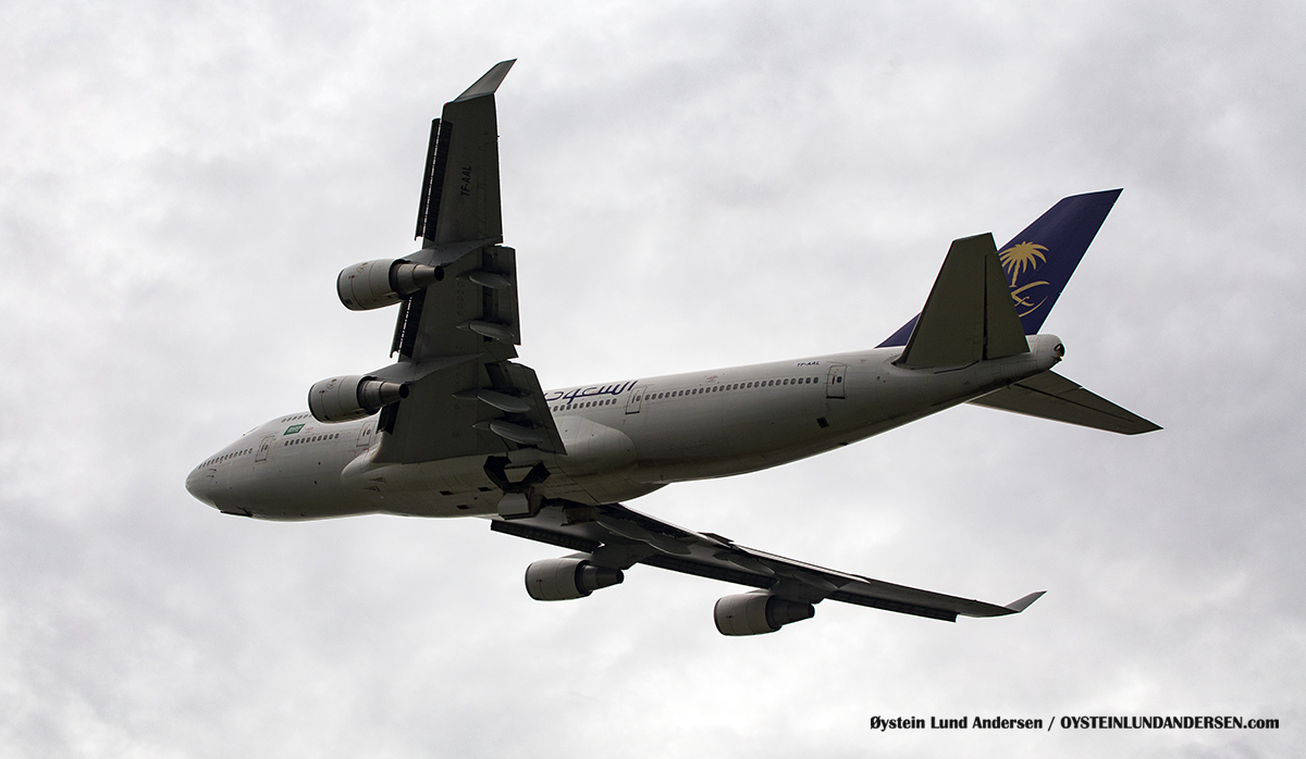 Boeing 747-400 Saudia TF-AAL Halim Airport HLP Jakarta Indonesia Spotting 2016