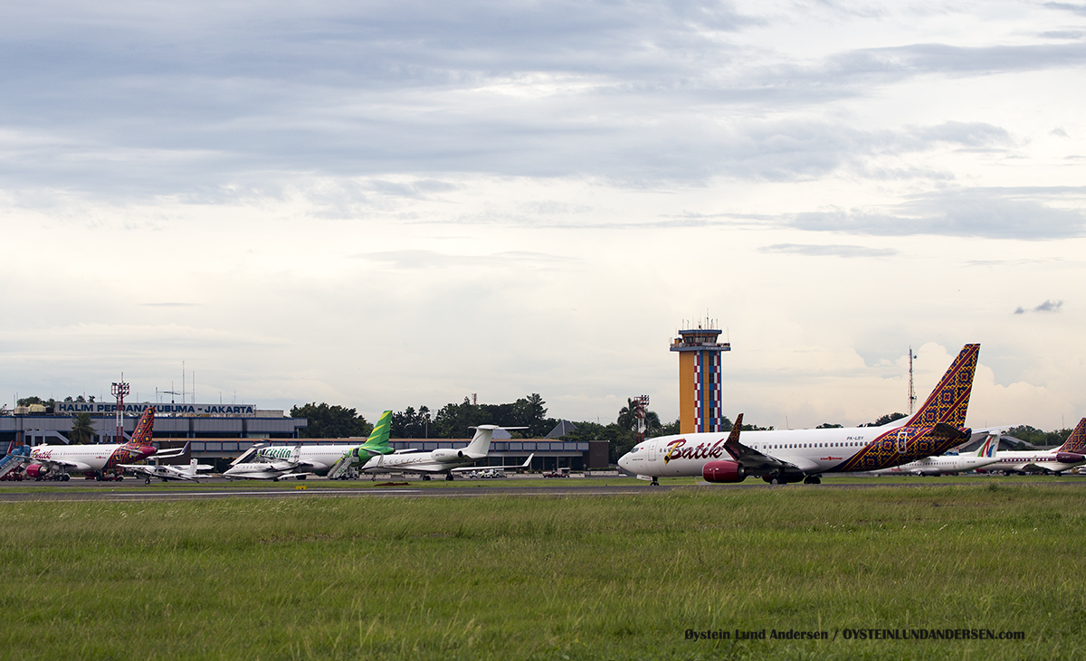 Halim Airport Tarmac HLP Jakarta Indonesia Spotting 2016