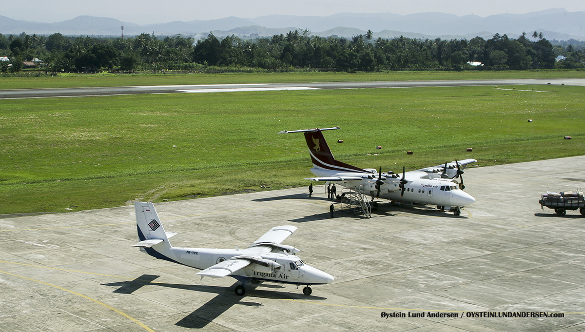 PK-YPX DHC-6 Trigna Pelita sentani airport jayapura djj spotting