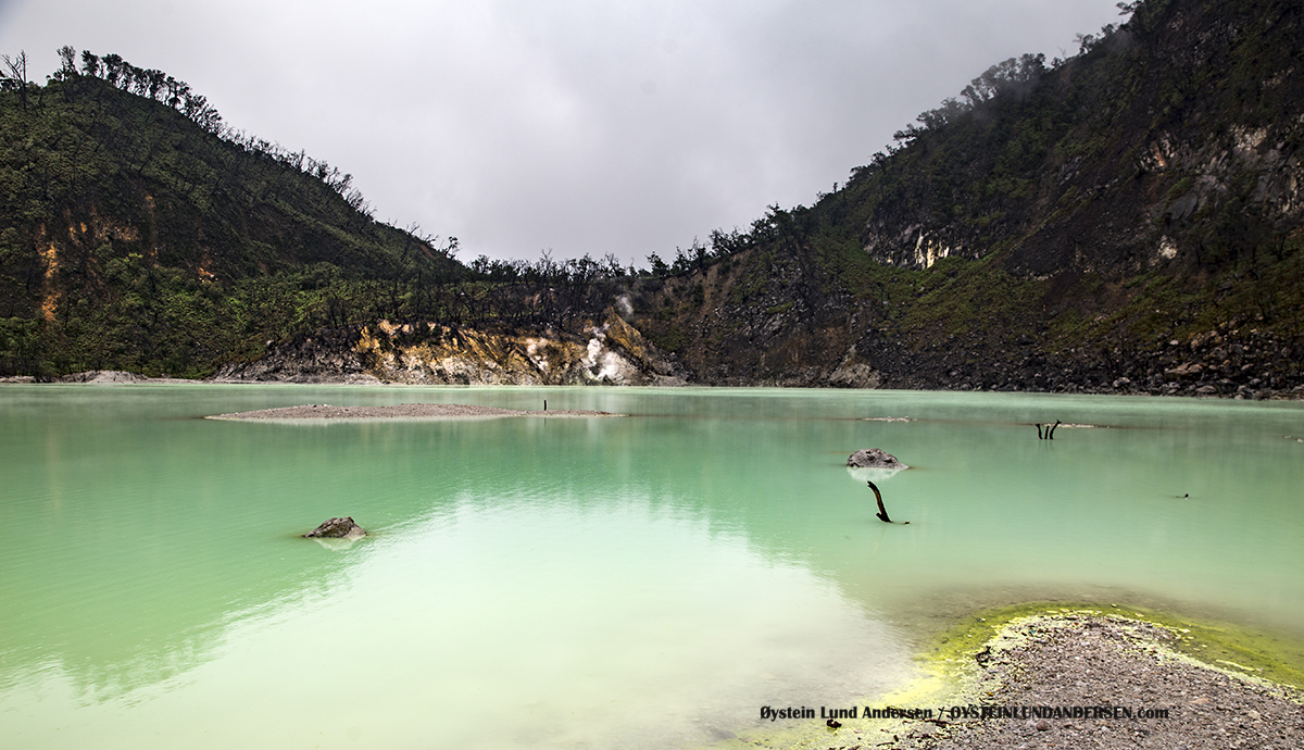 Patua Kawah Putih Bandung Volcano indonesia 2016 geology crater lake