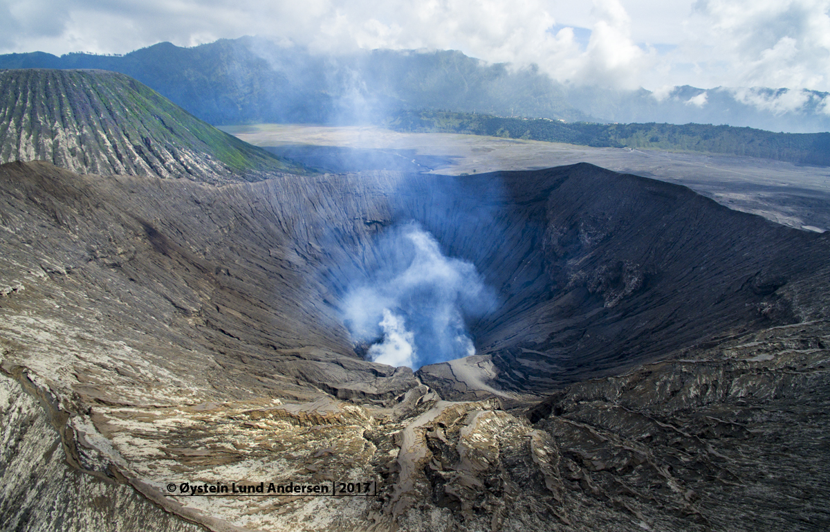 Bromo Tengger Indonesia 2017 aerial view java dji