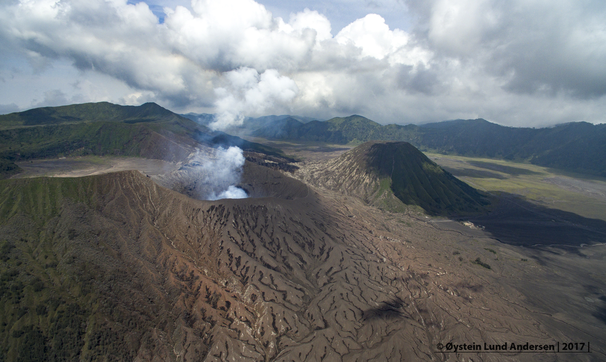 Bromo Tengger Indonesia 2017 aerial view java dji