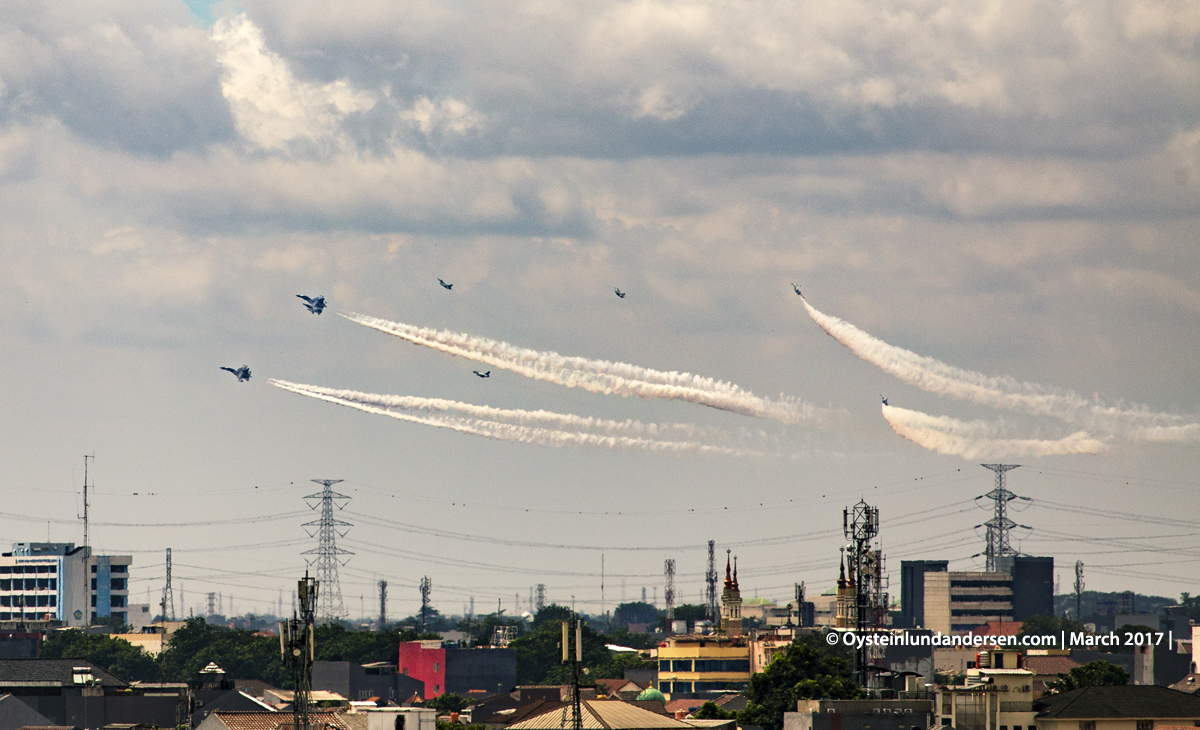 Jakarta TNI TNIAU Halim Sukhoi 27/30 F16