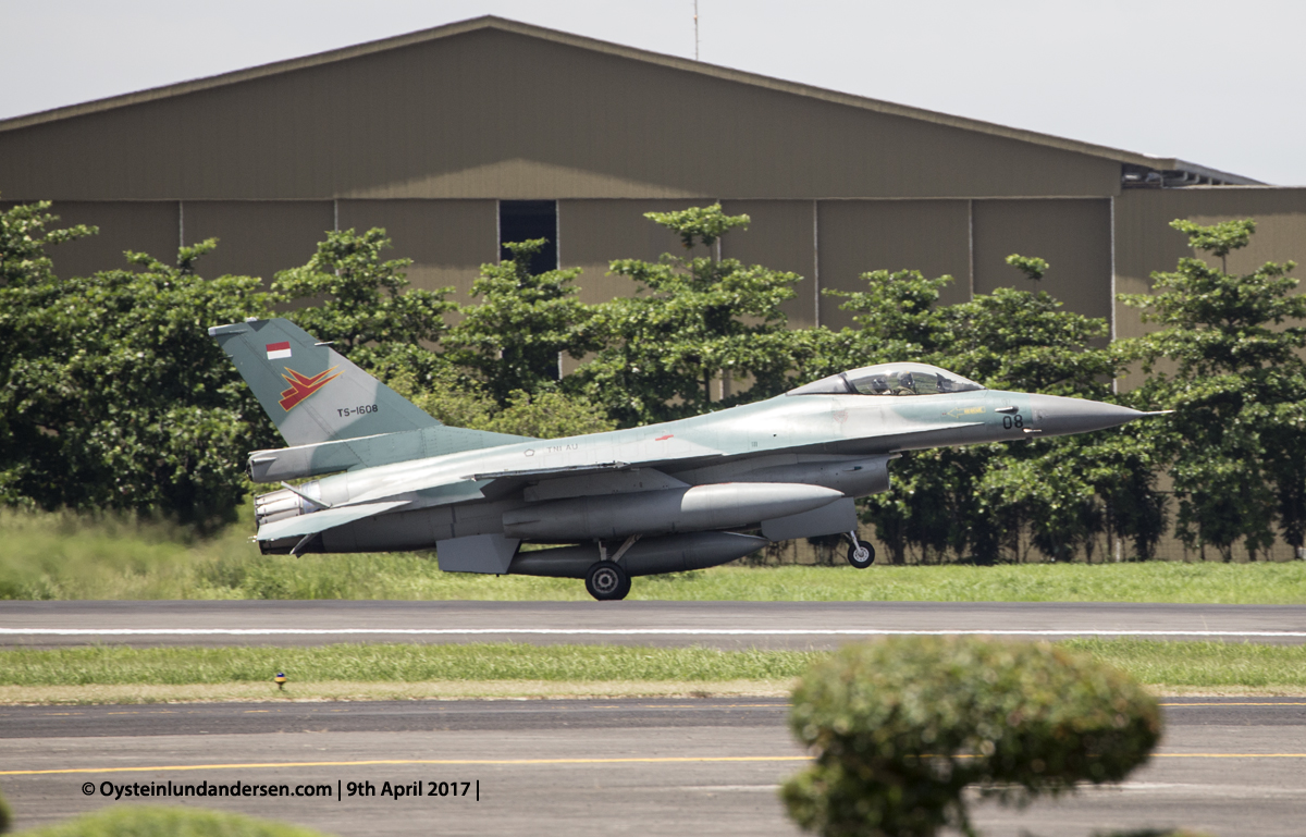 Indonesian Airforce TNI 2017 Halim F16 (TS-1608)