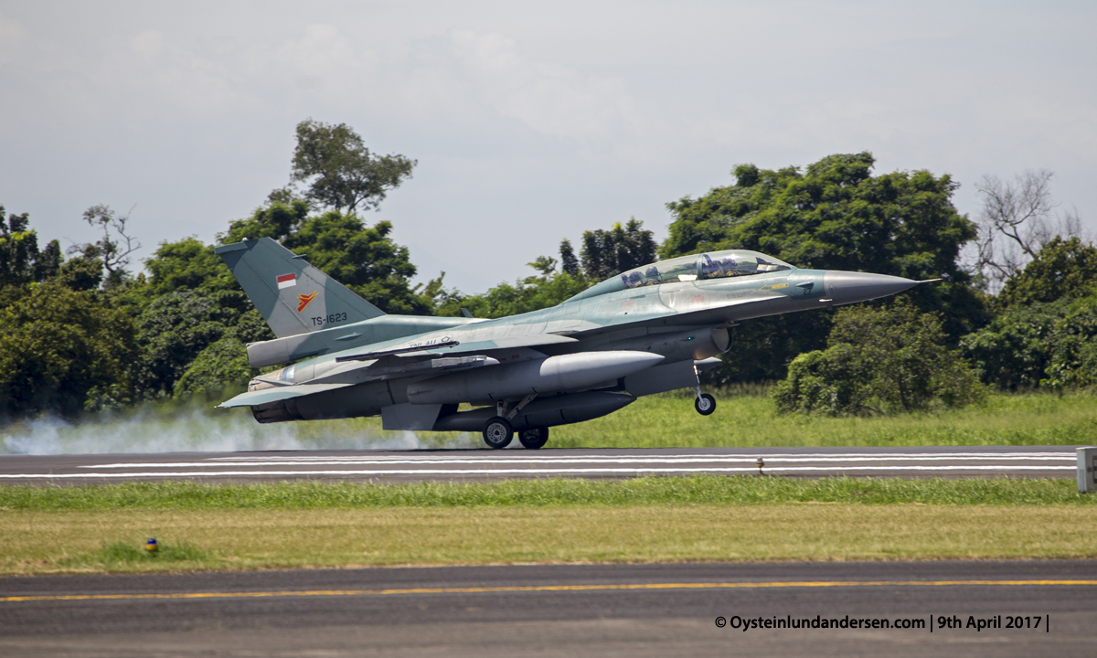 Indonesian Airforce TNI 2017 Halim F16 (TS-1623)