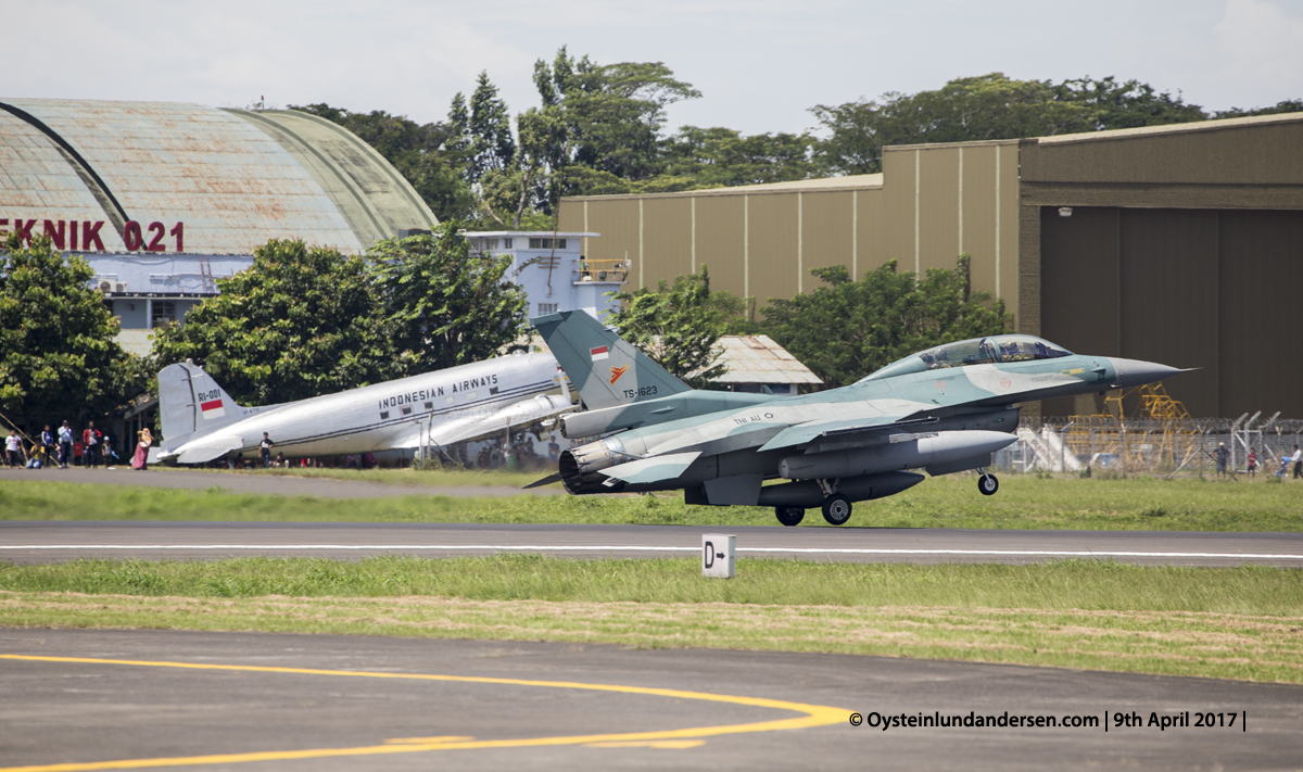 Indonesian Airforce TNI 2017 Halim F16 (TS-1623)