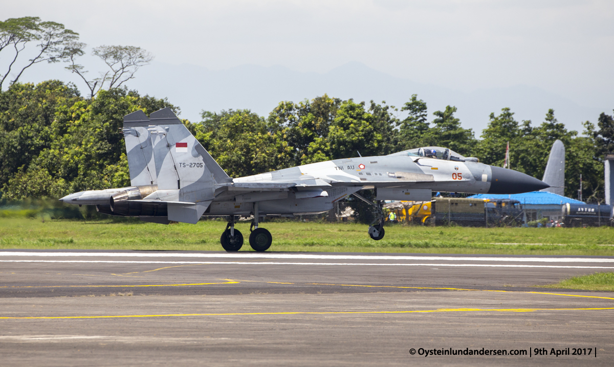 Indonesian Airforce TNI 2017 Halim Sukhoi 27 (TS-2705)