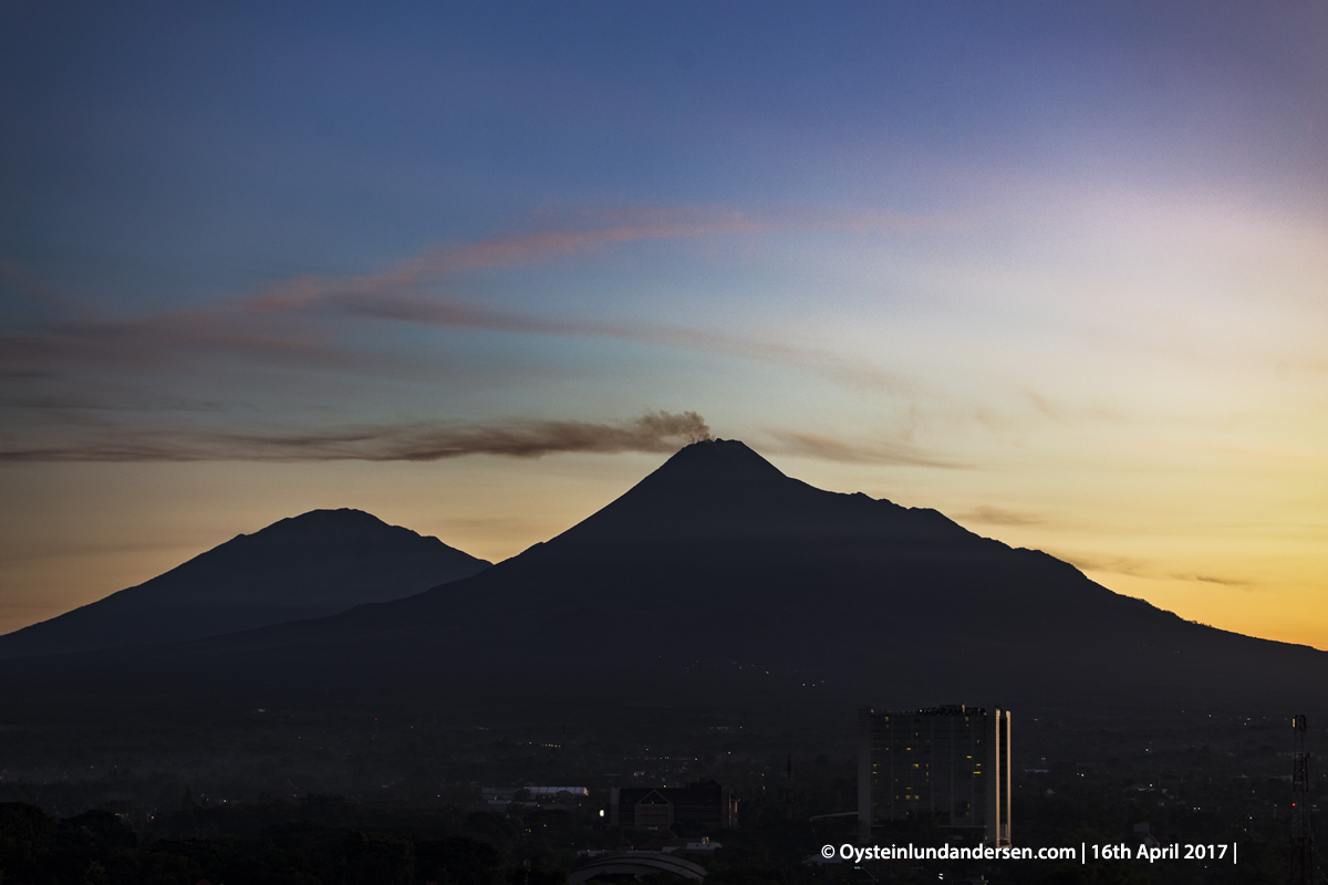 Merapi Volcano Central-Java Yogyakarta 2017 Indonesia