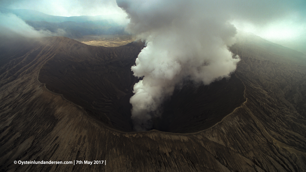 Bromo volcano tengger Indonesia java DJI phantom 2017 aerial