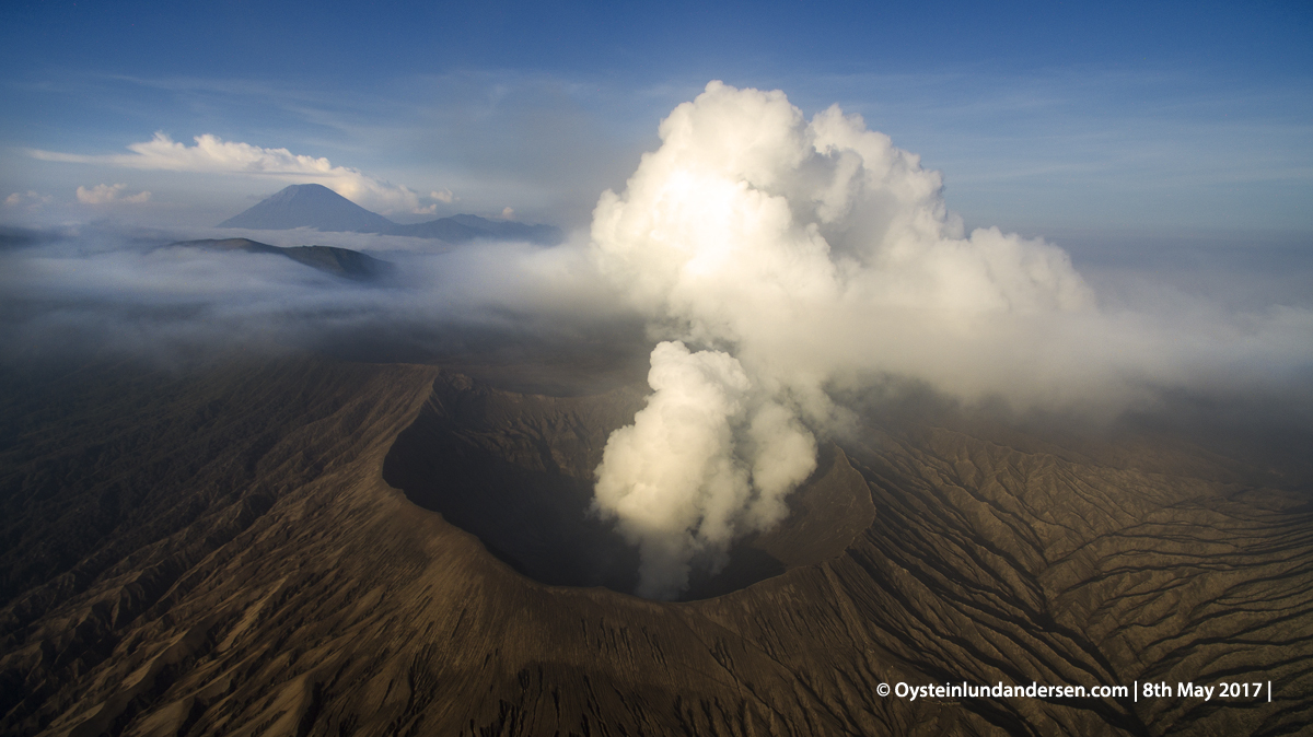 Bromo Semeru volcano tengger Indonesia java DJI phantom 2017 aerial