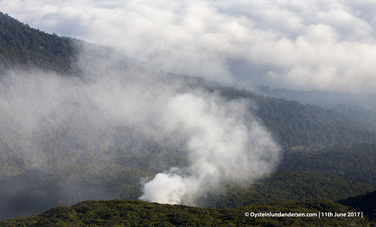 Gede-pangrango volcano crater dji aerial indonesia gunung-api gede 2017