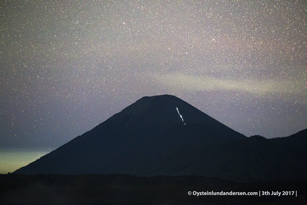 Semeru tengger volcano july 2017