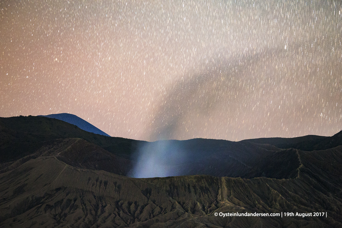 Bromo volcano indonesia august 2017