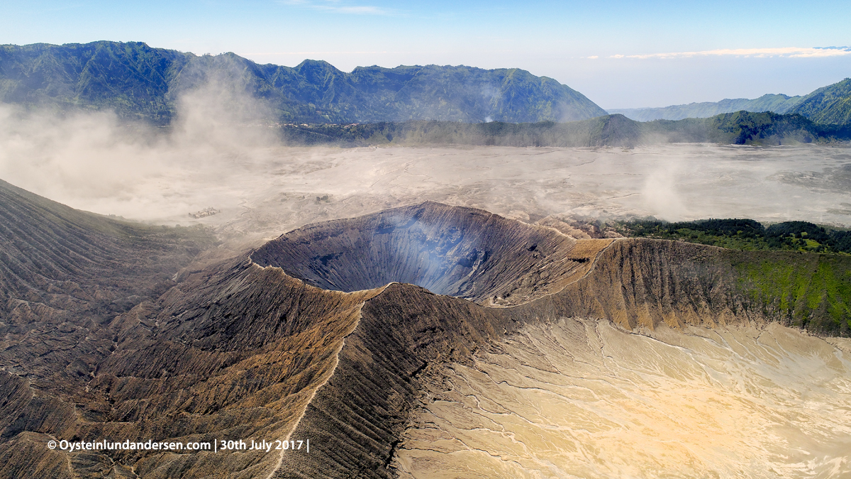 Bromo Indonesia Volcano July August 2017 DJI Aerial