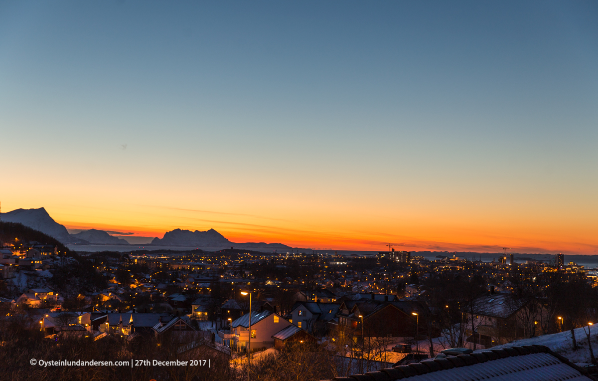 Bodø, North-Norway December, 2017, panorama, nature