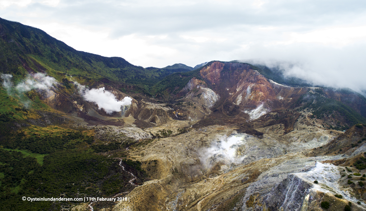 Papandayan Volcano Gunung Garut Indonesia 2018