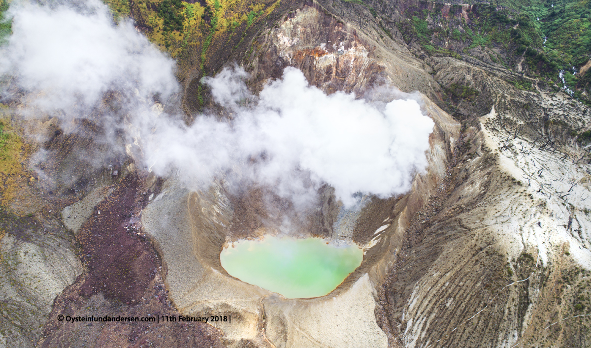 Papandayan Volcano Gunung Garut Indonesia 2018