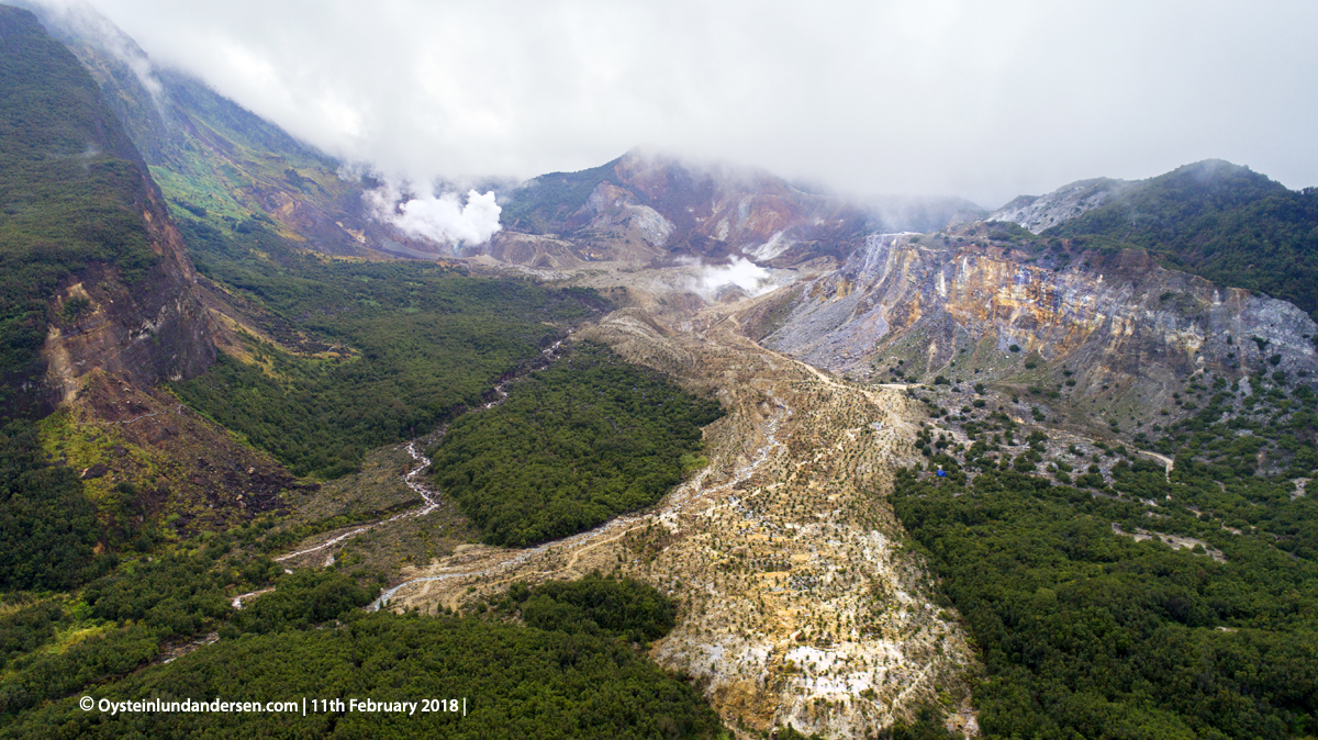 Papandayan Volcano Gunung Garut Indonesia 2018