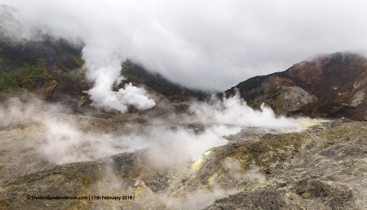 Papandayan Volcano Gunung Garut Indonesia 2018