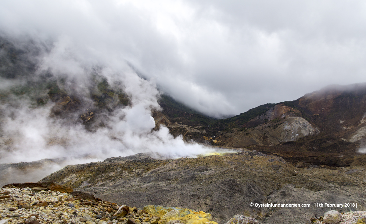 Papandayan Volcano Gunung Garut Indonesia 2018