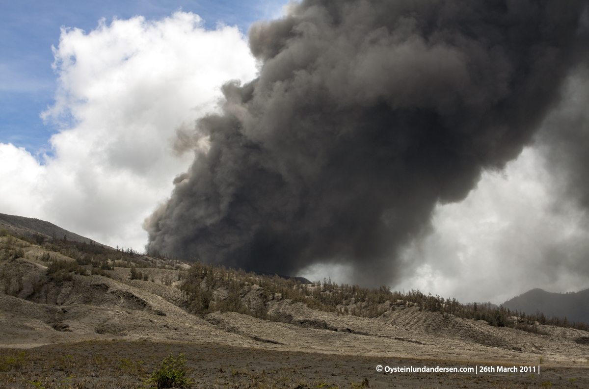 Bromo Tengger Erution Erupting 2011 Indonesia volcano